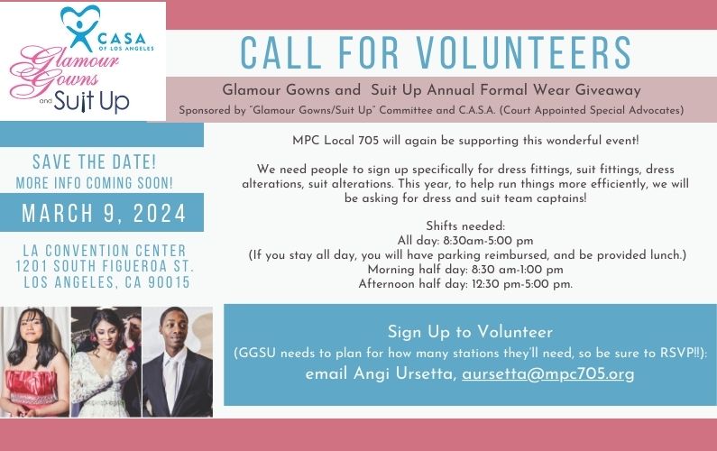 GGSU call for Volunteers