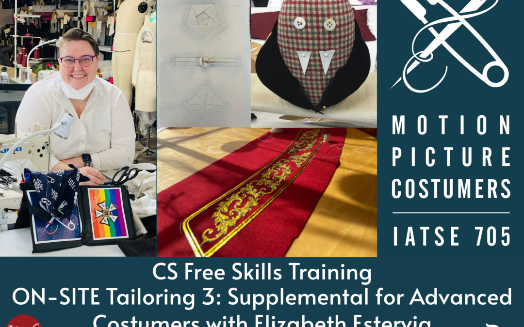 Class: Tailoring 3 – Supplemental for Advanced Costumers
